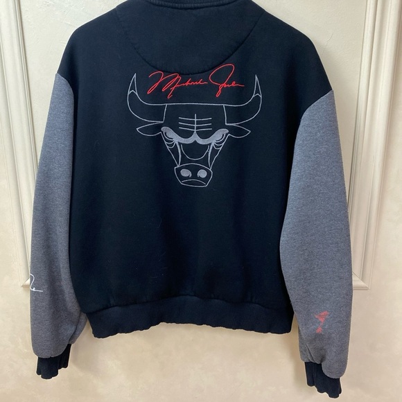 Vintage Rayzon Michael Jordan Chicago Bulls Varsity Jacket *Flaws* - Picture 6 of 10